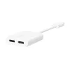 Belkin F7U081BTWH liidesekeskus USB Type-C Valge
