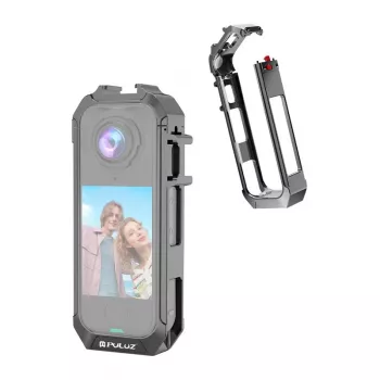 Puluz metallist kaitseümbris Insta 360 X4 Air jaoks (hall)