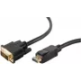 Videokaabli adapter ShiverPeaks BS77493-1 3m DisplayPort DVI Must