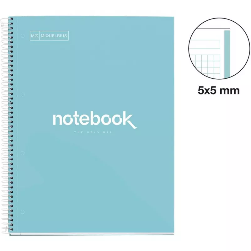 MIQUELRIUS College Notebook Emotions 1 squared DIN A4 inner margin (A460434)