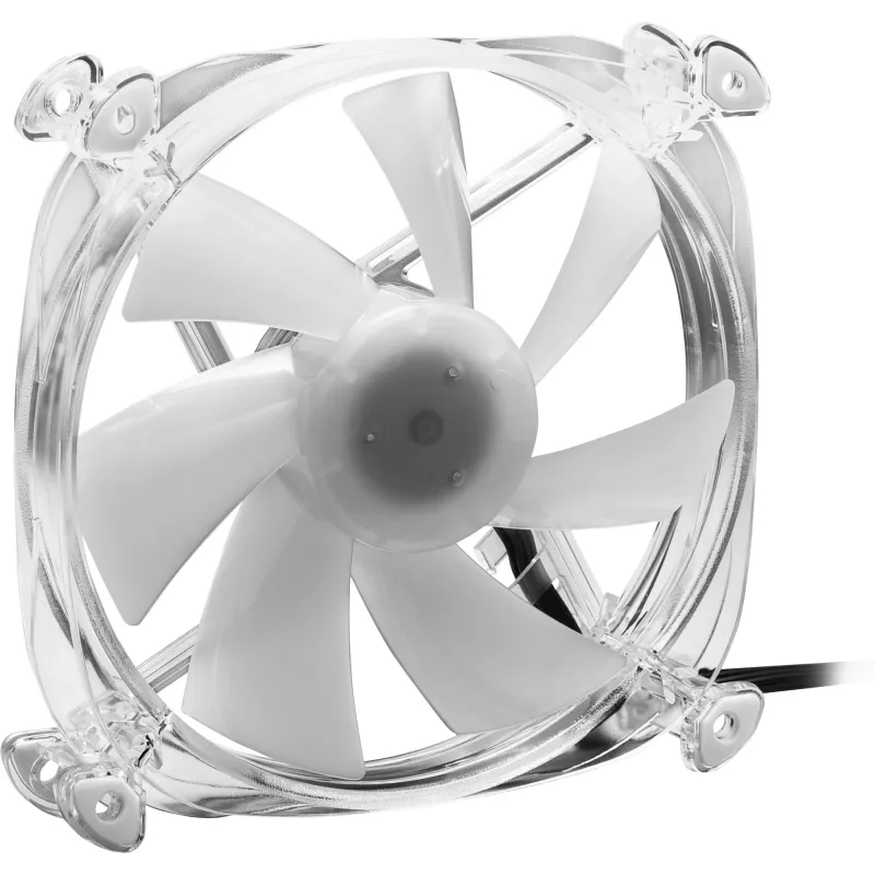 SHARKOON SHARK Disc ARGB 120mm korpusetuuleti - valge