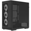 Arvutikorpus AEROCOOL D520A Midi-Tower ATX karastatud klaas RGB — must