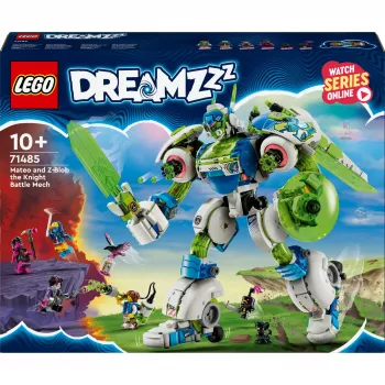 Ehitusmänguasi LEGO Mateo ja Z-Blobi rüütlimecha komplekt 71485 — minifiguur ja ehitatav mecha mängukomplekt