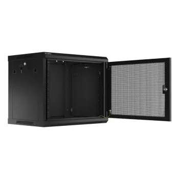 Seinale kinnitatav kapp LANBERG WF01-6409-23B 9U, 60 kg, IP20, 600×450×512 mm, must