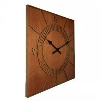 NeXtime kell 3112br Puidust Ruut, 50x50 cm, Seinale, Pruun