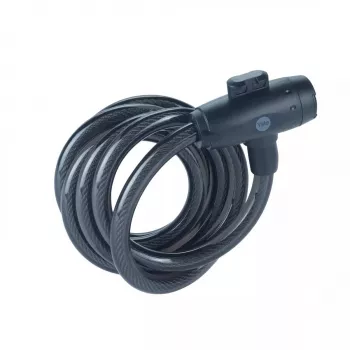 12 mm terasest võtmega jalgrattatross - YCK0/12/200/2 Must