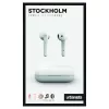 Kõrvaklapid URBANISTA Stockholm — Juhtmevabad Bluetooth-kõrvasisesed klapid kõnedeks ja muusikaks, 10 m ulatus, valge