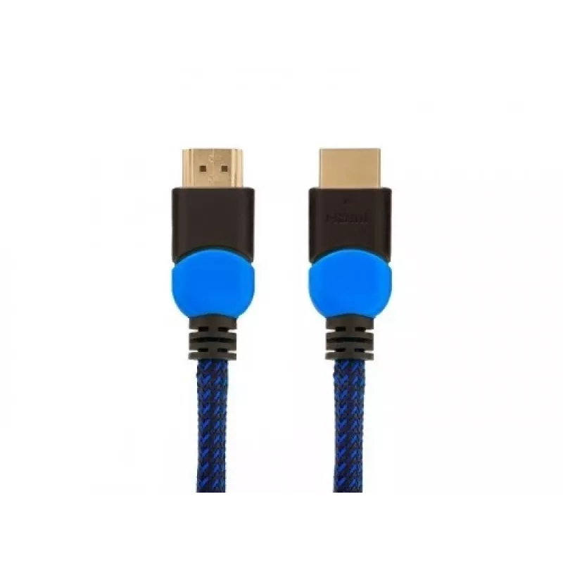 Savio GCL-02 HDMI-kaabel 1,8 m HDMI Type A (Standard) Must, Sinine