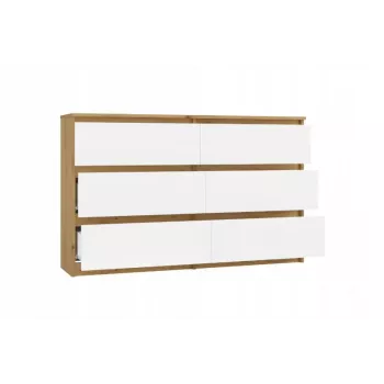 Kummut 6 sahtliga 120 cm Top E Shop Malwa — Käsitöötamme / Valge, puitlaastplaat