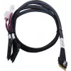 SAS-kaabel ADAPTEC Microchip Technology 2305500-R SlimSAS ×8 kuni 2×2SFF-8639 U.2, 0,8 m, must