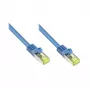 RJ45 patch-kaabel with Cat.7 Raw kaabel and Latch Protection (RNS®), S/FTP, PiMF, Halogen-Free, 600MHz, OFC, Sinine, 30m, Good Connections® (8070R-300B)