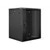 Lanberg seinakinnitusega paigaldusrack-kapp 19'' 15U 600x600mm must (klaasuks)