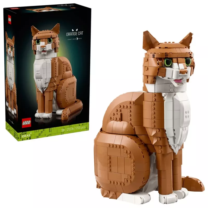 LEGO IDEAS 21376 oranž Cat