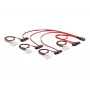 DeLOCK - Sisemine SAS-kaabel (Serial Attached SCSI) - 4-real - 36 kontaktiga 4i Mini MultiLane - Sisemine toiteallikas, 4-kontaktiline, Sisemine SAS, 29-kontaktiline (SFF-8482) - 50 cm (83059)