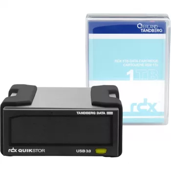 Overland-Tandberg O-T RDX väline draivikomplekt 1 TB kõvakettaga, must, USB3+