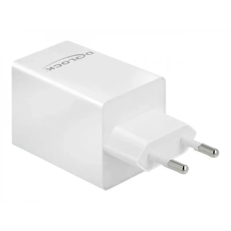 Laadija DeLOCK USB GaN laadija USB USB-C PD 3.0 ja USB Type-A 48 W