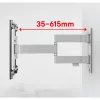 Seinakinnitus One For All WM6454 195,6 cm 40 kg Must Valge