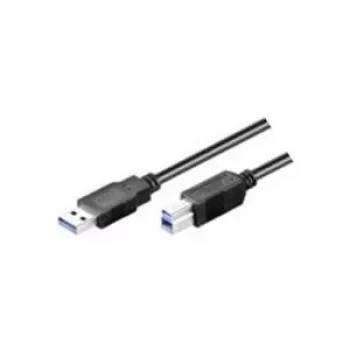 Wentronic Goobay USB 3.0 SuperSpeed kaabel, must, 3 m - USB 3.0-pistik (tüüp A) > USB 3.0-pistik (tüüp B) (93654)