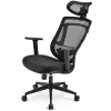 Kontoritool Sharkoon OfficePal C10 — must, ergonoomiline disain, reguleeritav kõrgus