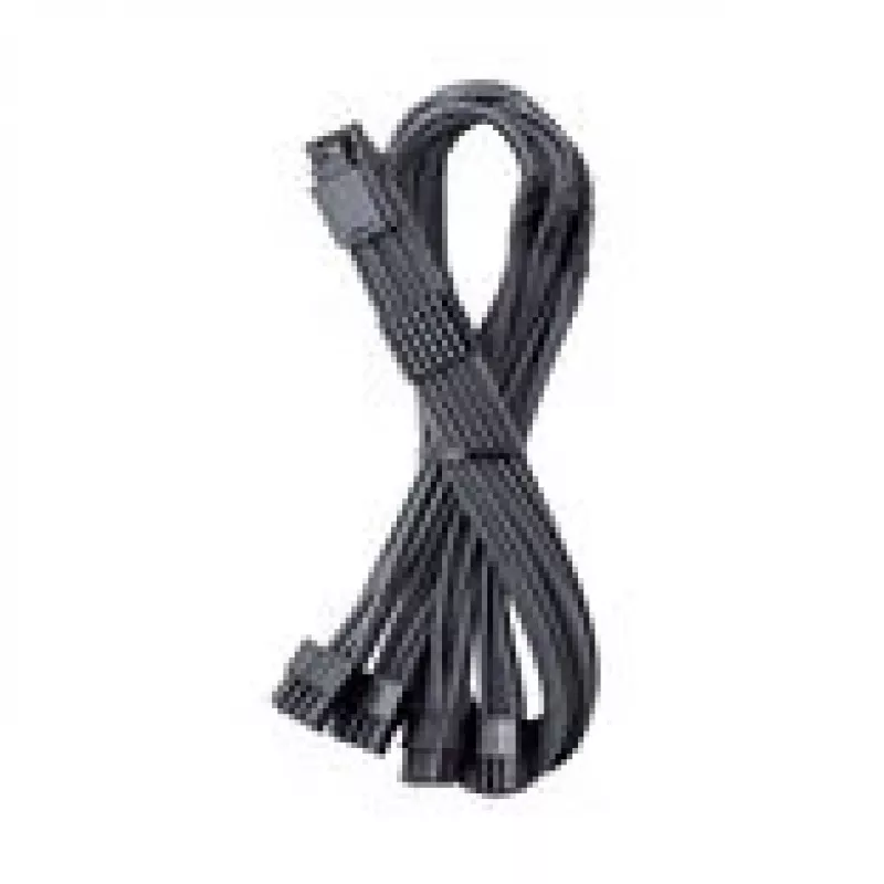 CableMod kaabel pikenduskomplekt C-Series Pro ModMesh 16‑pin kuni 4×8‑pin Corsair Type 4/3 PSUdele, süsinikmust, 60 cm