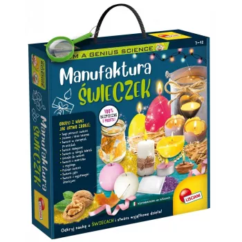 Hariduslik teaduskomplekt Liscianigiochi „I'm a Genius“ küünlavalmistamine 304-PL10208 – praktilised küünlavalmistamise katsed