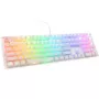 Ducky One 3 RGB klaviatuur mängimiseks USB QWERTY USA inglise keeles valge