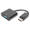 Assmann DisplayPort adapterkaabel. DP - HD15 M/F. 0.15m. lukustusega. DP 1.1 ühilduv. UL. sinine. varjestuseta. 32AWG (AK-340410-001-S)