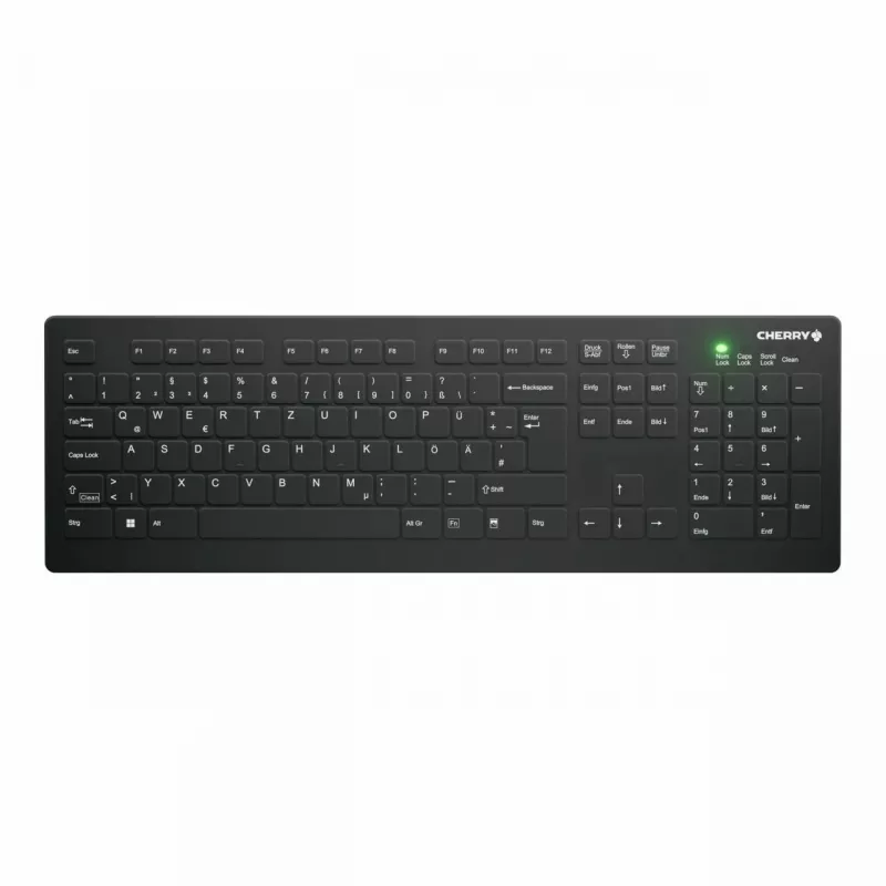 Contour Design Active Key Contour QuickClean Meditsiiniline klaviatuur IP68 täissuuruses juhtmevaba must DE C8112
