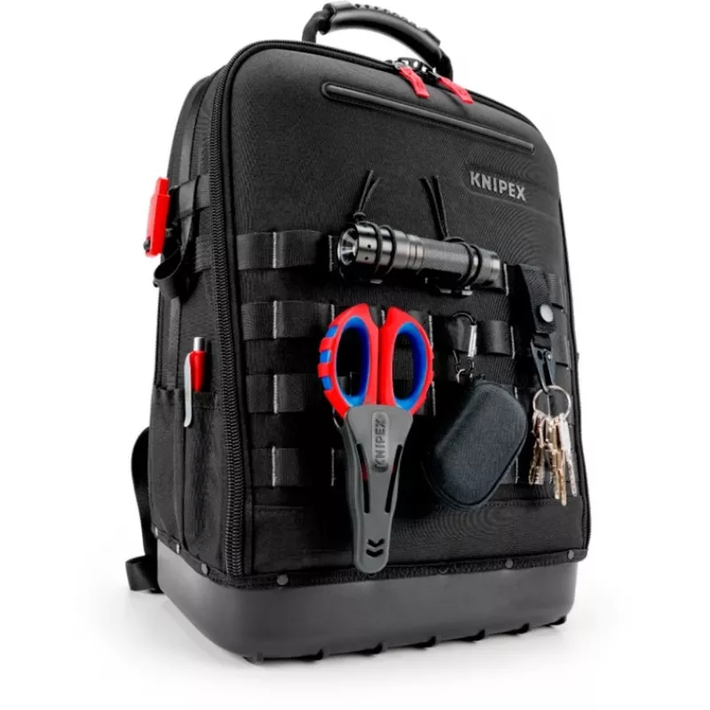 Tööriistakott Knipex X18 37 taskuga Must Punane Kangas Plast