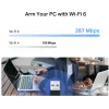 USB Wi‑Fi adapter MERCUSYS MA14N — USB Type‑A, 2,4 GHz üheribaline, kuni 287 Mb/s, must