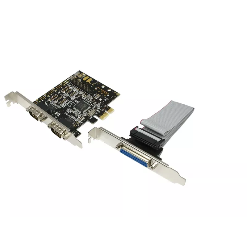 Sisemine PCIe-liidesekaart LOGILINK PC0033 jada- ja paralleelväljunditega, NetMOS-kiibistik