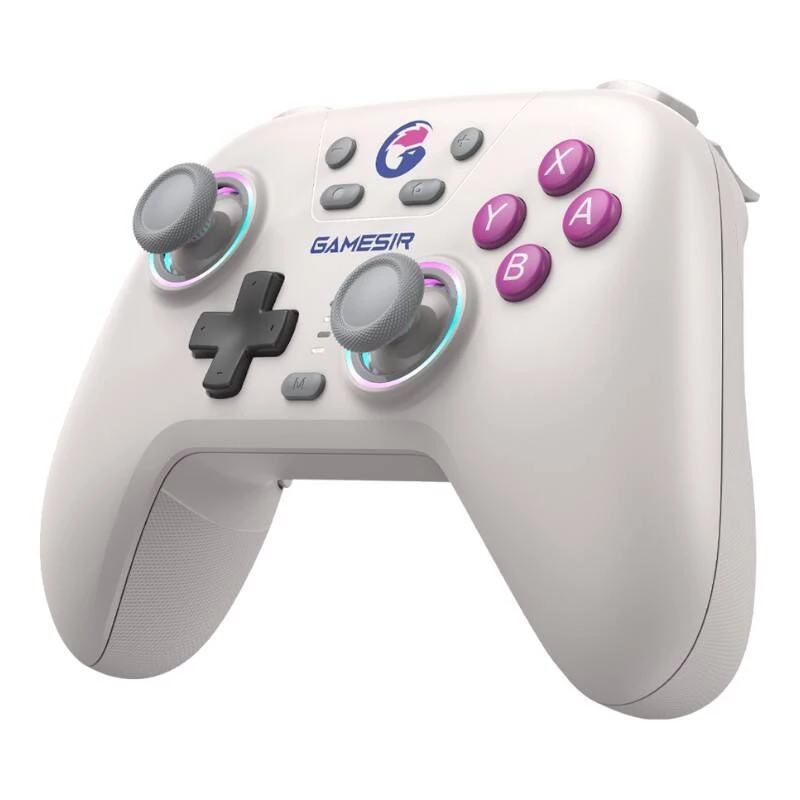 Juhtmevaba kontroller GameSir T4n valge — Bluetooth, ergonoomiline disain