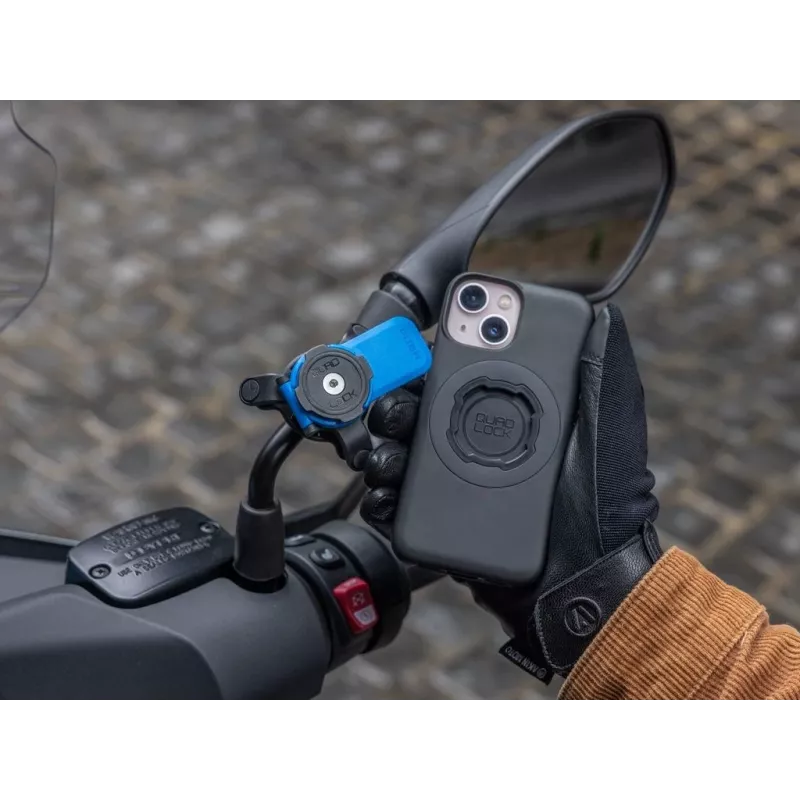 Quad Lock peeglikinnitus passiivne hoidik mobiiltelefonile/nutitelefonile must, sinine