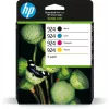 HP 924 CMYK originaalsete tindikassettide 4-pakk, must, tsüaan, magenta, kollane, 4 tk, 500 lehekülge, 400 lehekülge