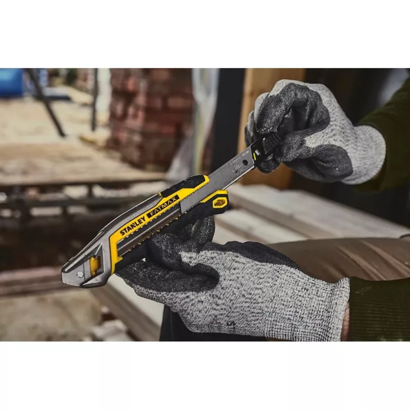 Utiliidinuga Stanley FATMAX FMHT10594-0 Must Roostevaba teras Kollane 18 mm laius 165 mm pikkus