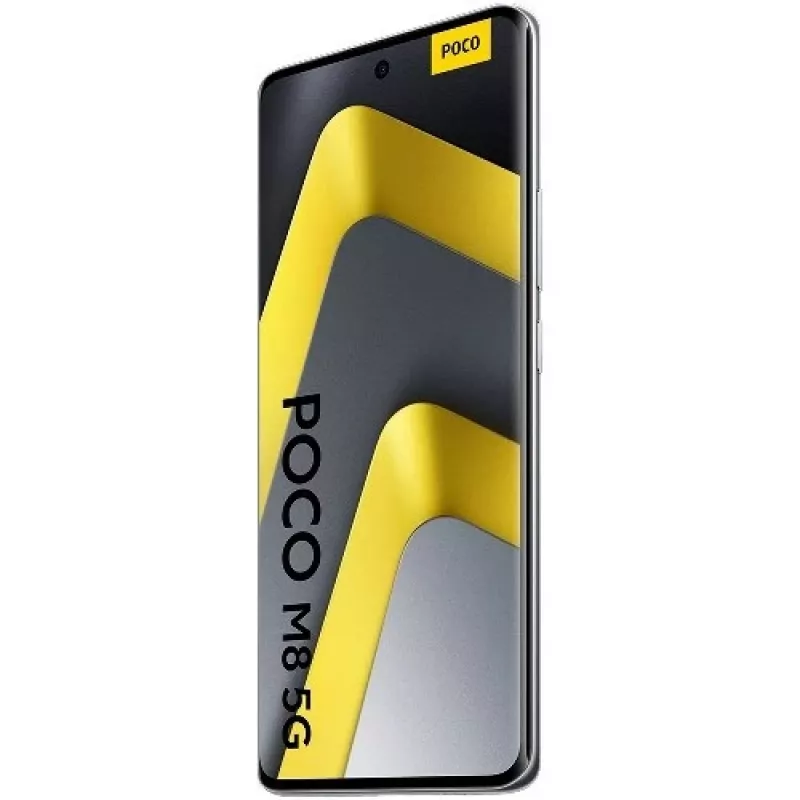 POCO M8 5G 17,2 cm (6,77) hübriidne kahe SIM-kaardiga USB USB-C 8 GB 512 GB 5520 mAh hõbedane