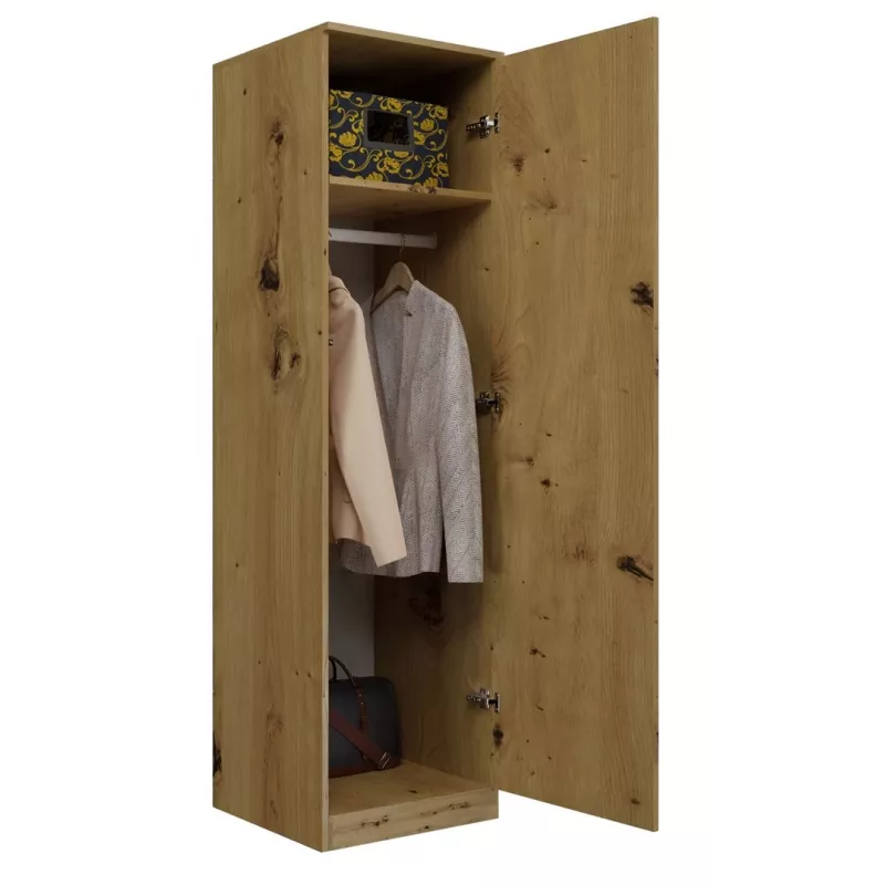 Topeshop SD-50 ARTISAN KPL bedroom wardrobe/closet 5 shelves 1 uks(s) tamm