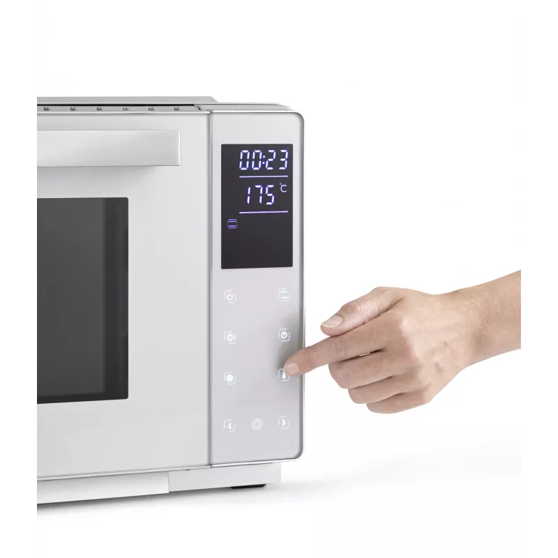 Kompaktne ahi Caso Bake & Style 26 Touch 1500 W hõbedane — lauapealne miniahi, 26 cm kasutatav laius