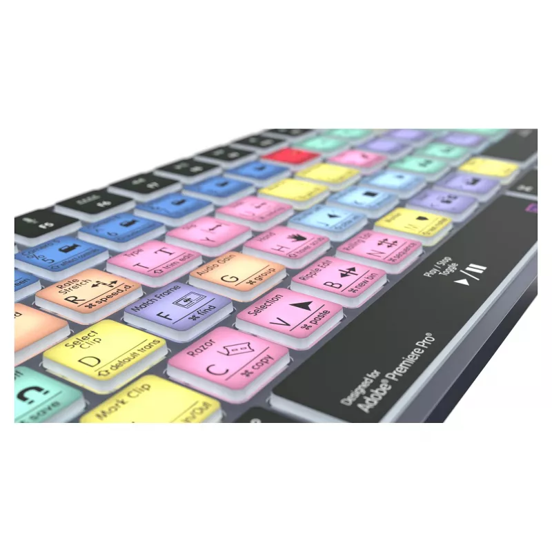 LogicKeyboard Titan DE Mac klaviatuur Adobe Premiere Pro CC jaoks – saksa paigutusega