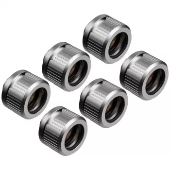 EK Water Blocks EK-Quantum Torque HDC 14 - 6 Pack, Satin Titanium
