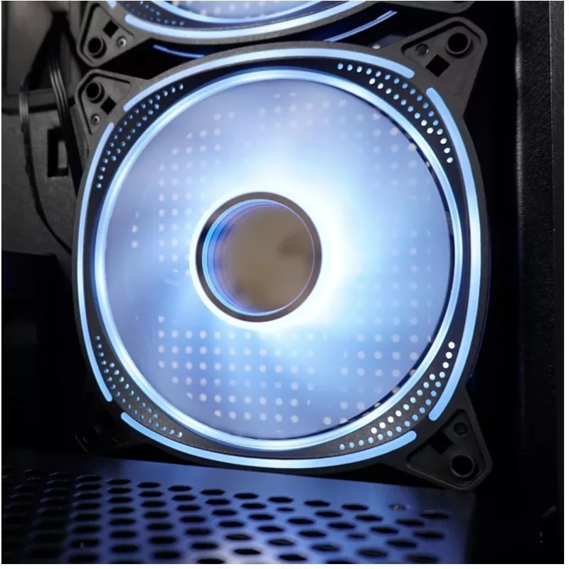 LC-Power korpus MidiTower 715B must USB3.2/Audio ilma toiteplokita SEAMLESS_X (LC-715B-ON)