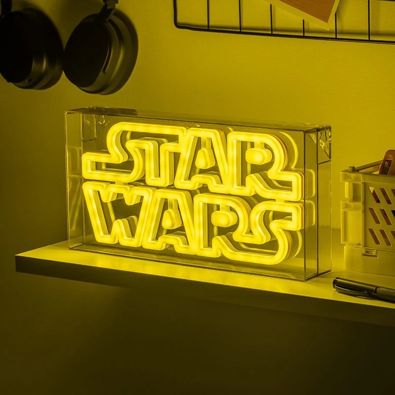 LED-neoonvalgusti Paladone Star Wars disain PP13123SW — dekoratiivne LED-silt seinale või riiulile