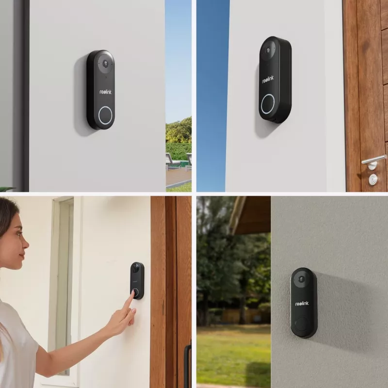 Reolink D340W Video Doorbell 5MP Wi-Fi Person Detection Two-Way Audio