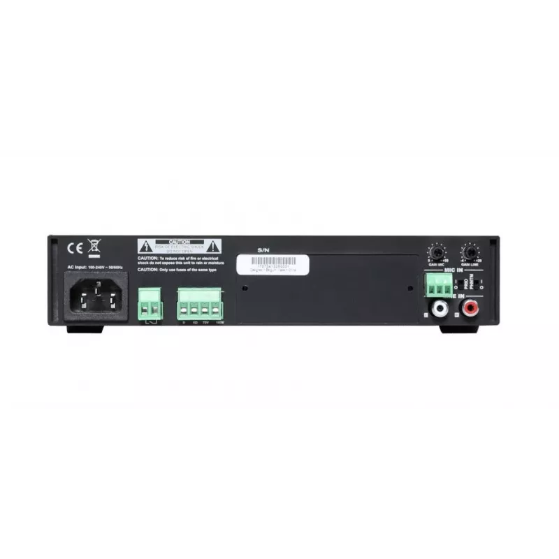 Avaliku aadressi võimendi Audac COM104 40W 70/100V must