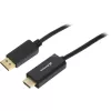 DisplayPort-HDMI-adapter Sharkoon 4K 60Hz, 1 m kaabel