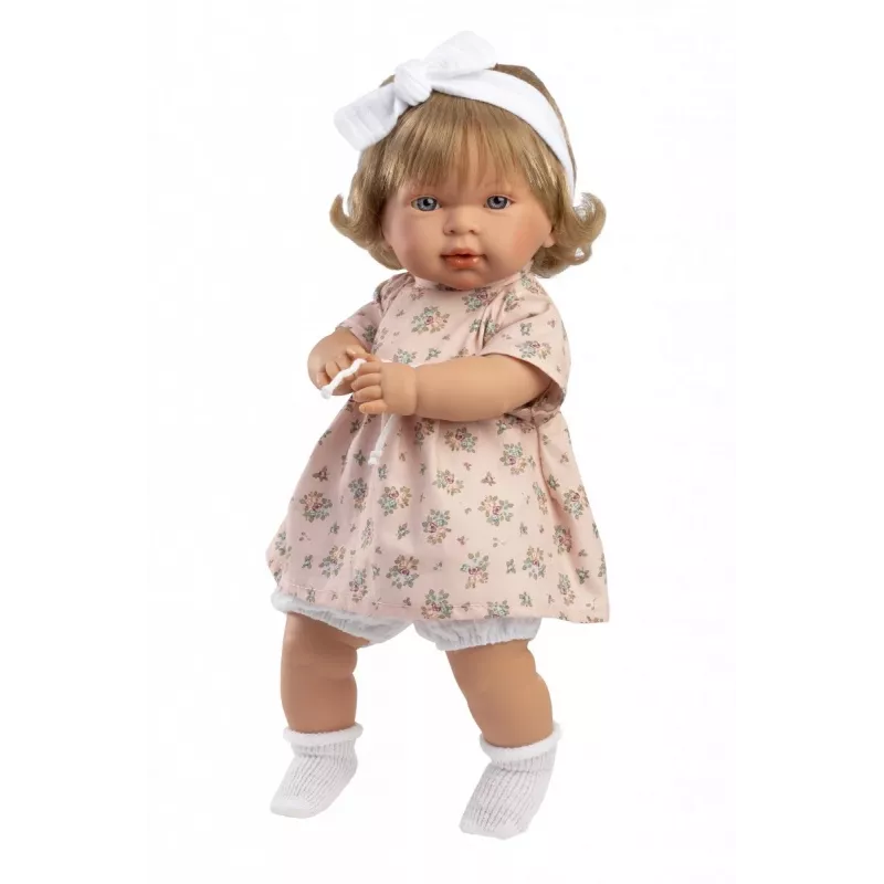 Nukk Llorens Carla 42 cm — nuttev nukk realistlike omaduste ja pehme kehaga