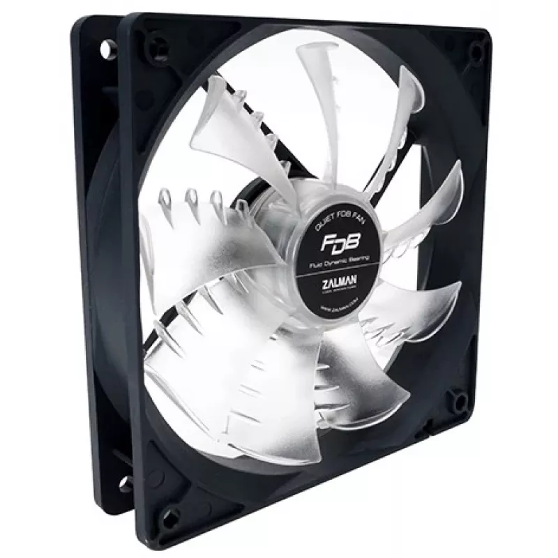 Zalman ZM-F3 FDB(SF) arvuti jahutussüsteem Arvutikorpuse ventilaator 12 cm Must, Läbipaistev