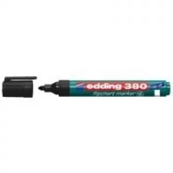 Marker Edding 380 kujutipuga, must tint, 1 tk