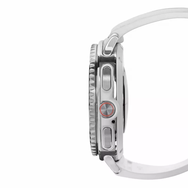 Nutikell Samsung Galaxy Watch 8 Classic 46 mm hõbedane — 3,3 cm AMOLED, 4G, 64 GB, 445 mAh