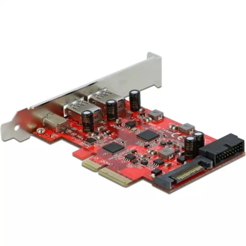 PCI Express x4 kaart DeLOCK 90492 USB USB-C USB Type-A